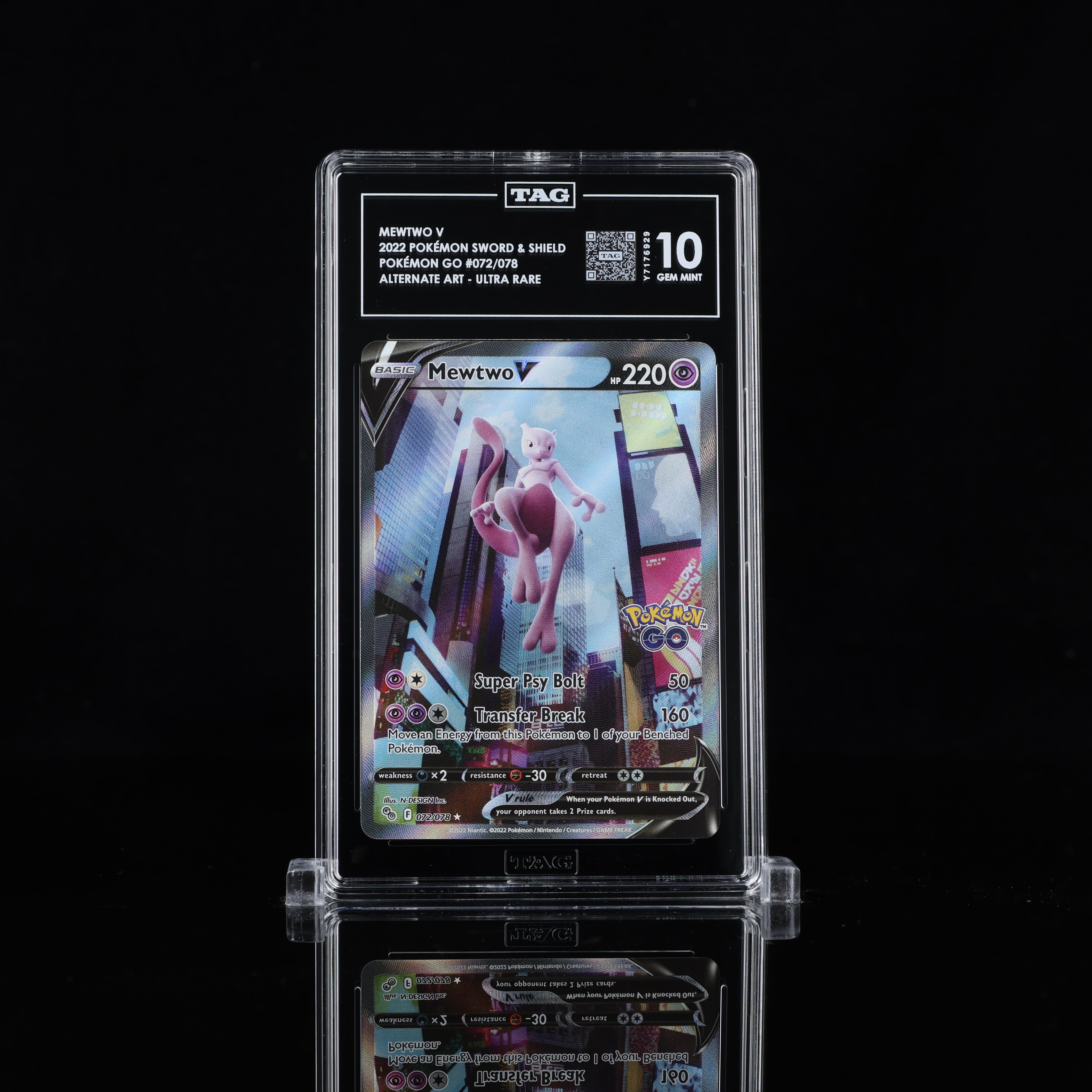 Pokemon Mewtwo 072/078 TAG 10